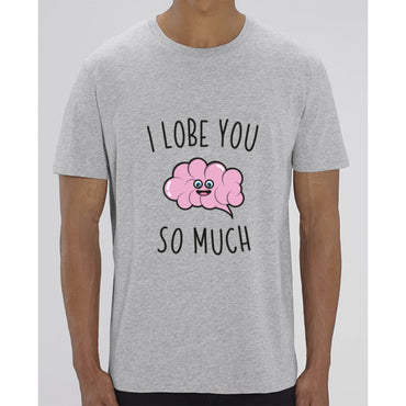 T-Shirt Homme - I lobe you - Heather Grey / XXS - Homme>Tee-shirts