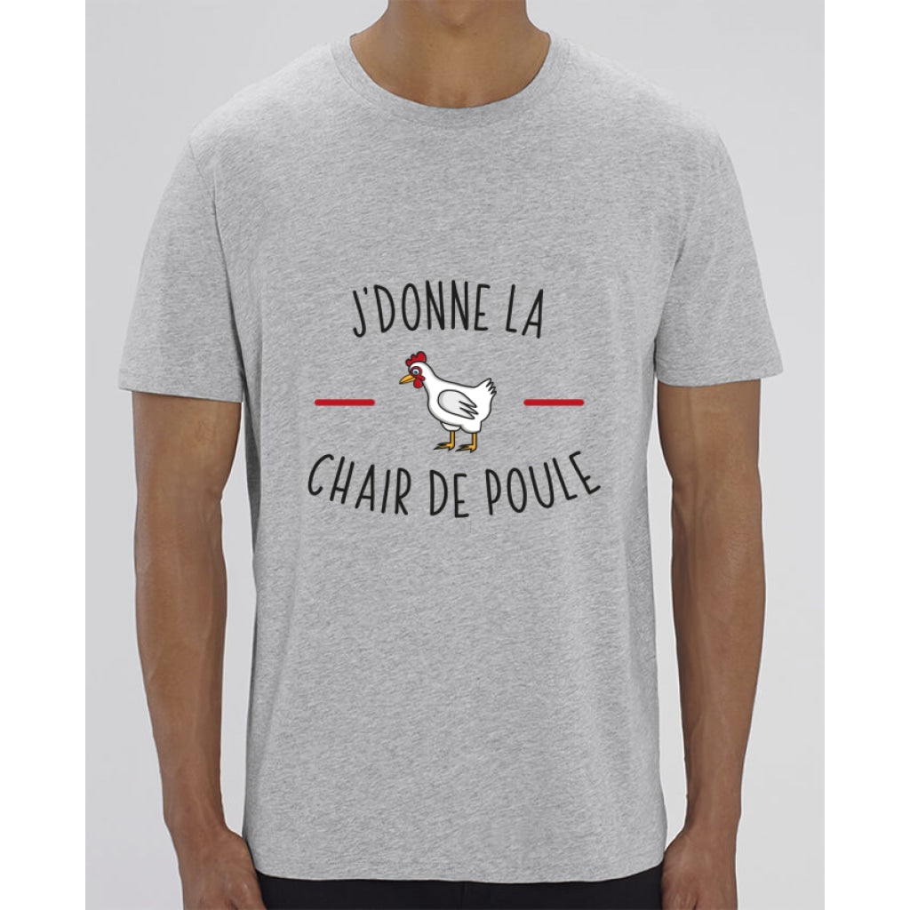 T-Shirt Homme - Jdonne la chair de poule - Heather Grey / XXS - Homme>Tee-shirts