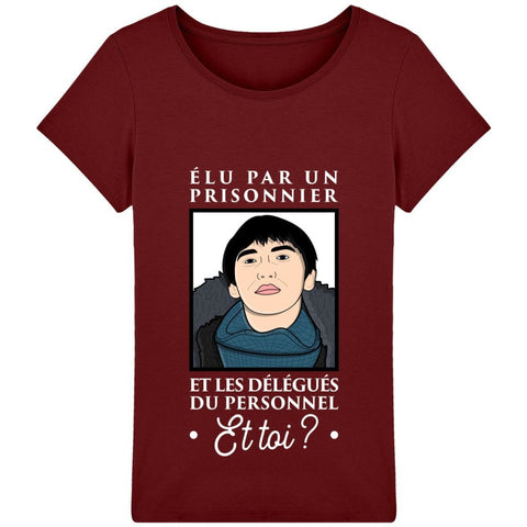 T-shirt Femme - Élu par un prisonnier - Burgundy / XXS - Femme>Tee-shirts