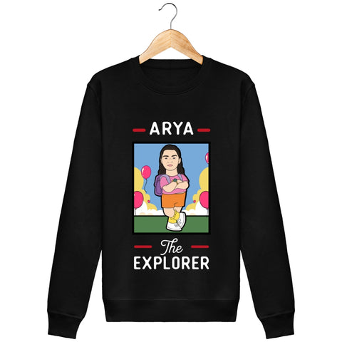 Sweat Unisexe - Arya lexploratrice - Black / XS - Unisexe>Sweatshirts
