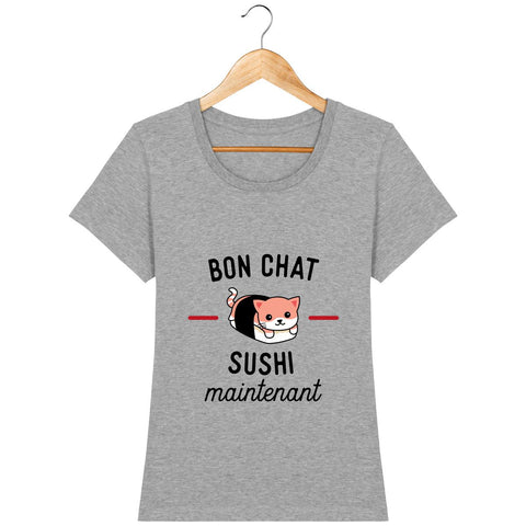 T-shirt Femme - Bon chat sushi maintenant