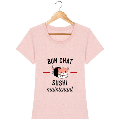 T-shirt Femme - Bon chat sushi maintenant