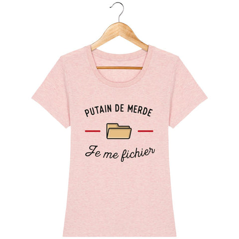 T-shirt Femme - Je me fichier