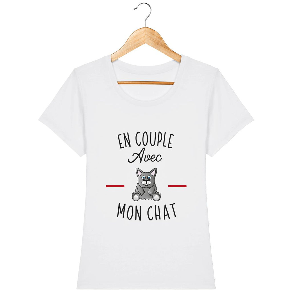 T-shirt Femme - En couple avec mon chat