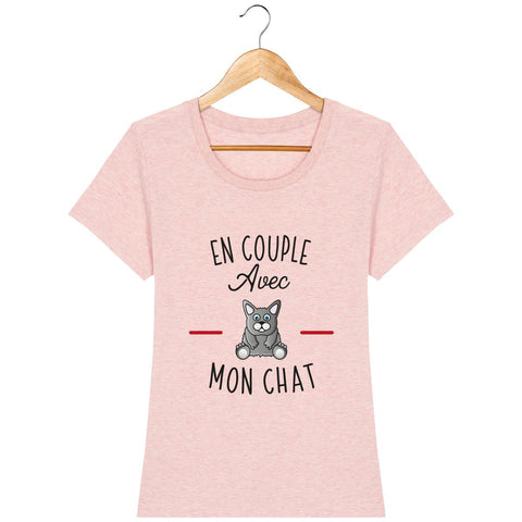 T-shirt Femme - En couple avec mon chat