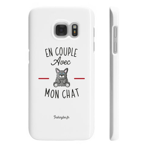 Coque Smartphone - En Couple Avec Mon Chat - Inshinytee