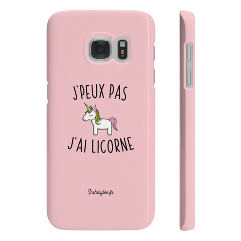 Coque Smartphone - J'Peux Pas J'ai Licorne - Inshinytee