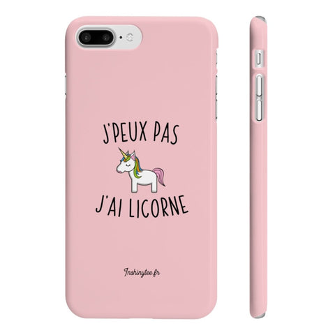 Coque Smartphone - J'Peux Pas J'ai Licorne - Inshinytee